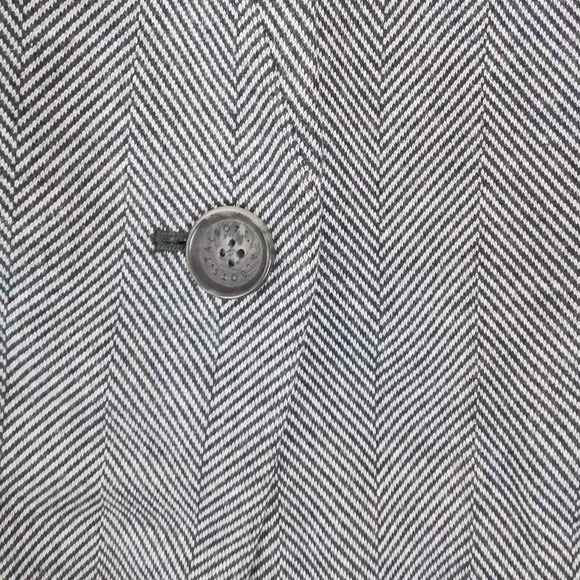 Talbots Aberdeen Blazer Womens Sz 10 Black Tweed Career Jacket Cotton‎ Blend - Picture 11 of 15